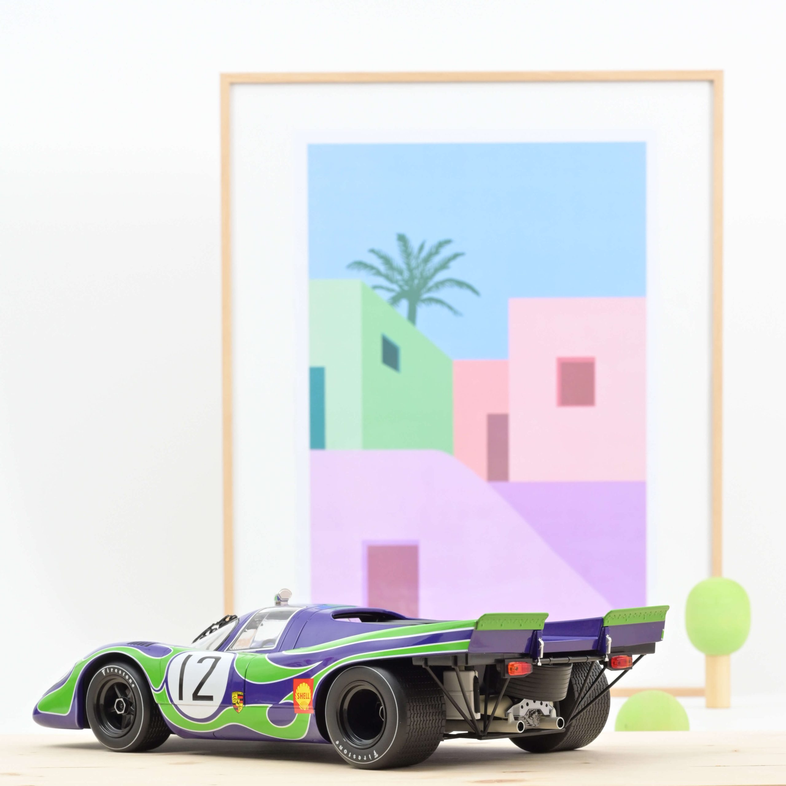 Porsche 917K Hockenheim 1970 12 Van Lennep 1/12 - 200pcs – Image 2