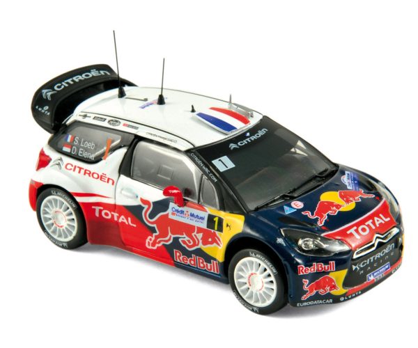 Citroën DS3 WRC 2012 Rallye de France Loeb/Elena Vainqueur 1/43