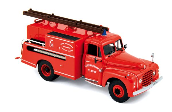 Citroën T46 1962 Pompiers - Pompe Guinard 1/43