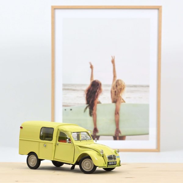 Citroën 2CV Fourgonnette AK350 1966 Jaune Pastis 1/18