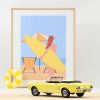 Ford Mustang Convertible 1966 Jaune 1/18 - 200pcs – Image 2