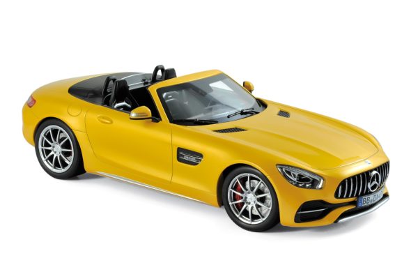 Mercedes-AMG GT C Roadster 201 Jaune métallisé 1/18