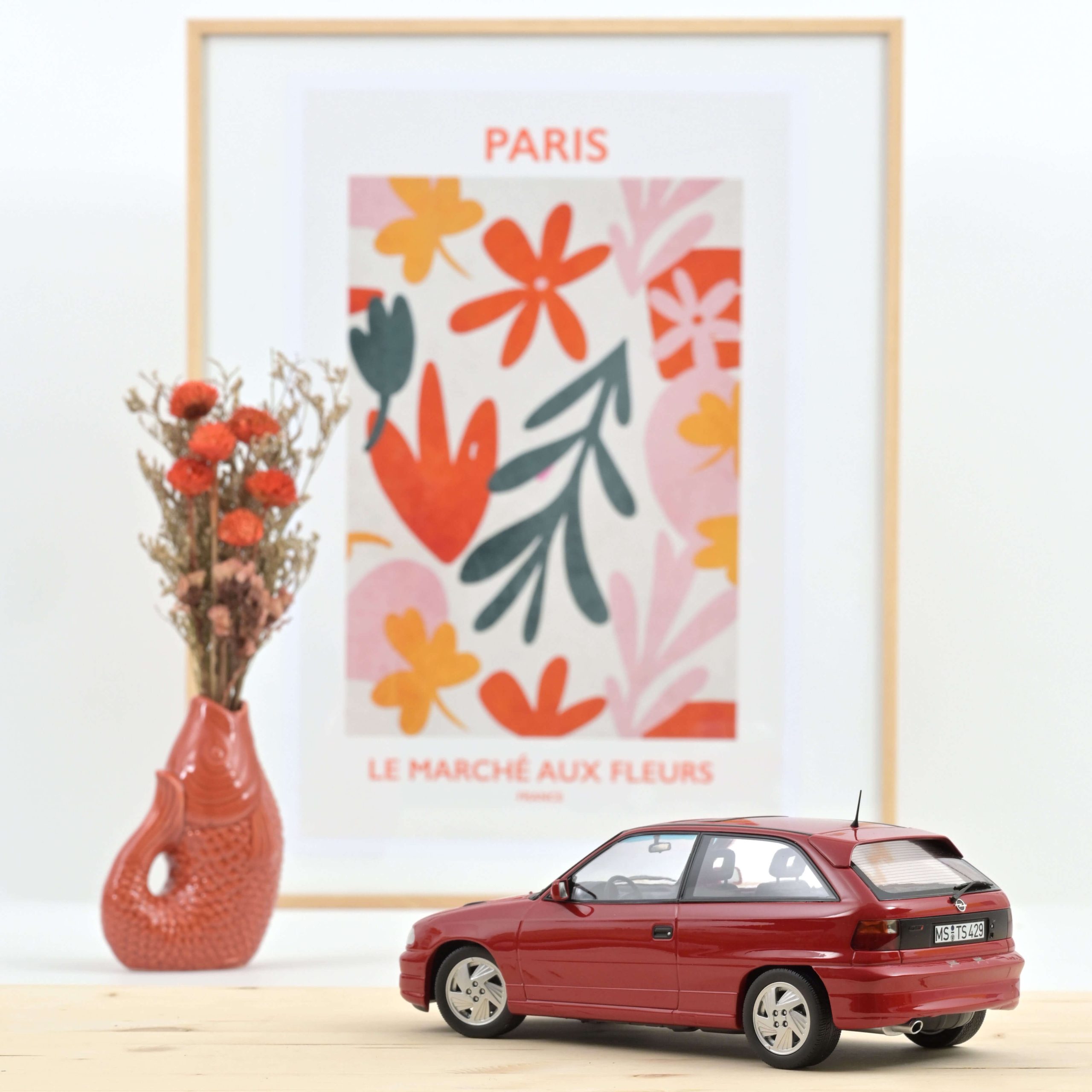 Opel Astra GSi 1991 Rouge 1/18 – Image 2