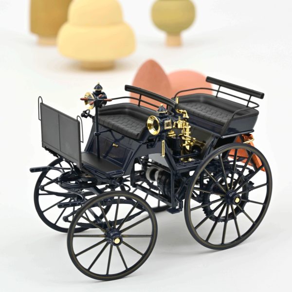 Daimler Motorkutsche 1886 Bleu foncé 1/18
