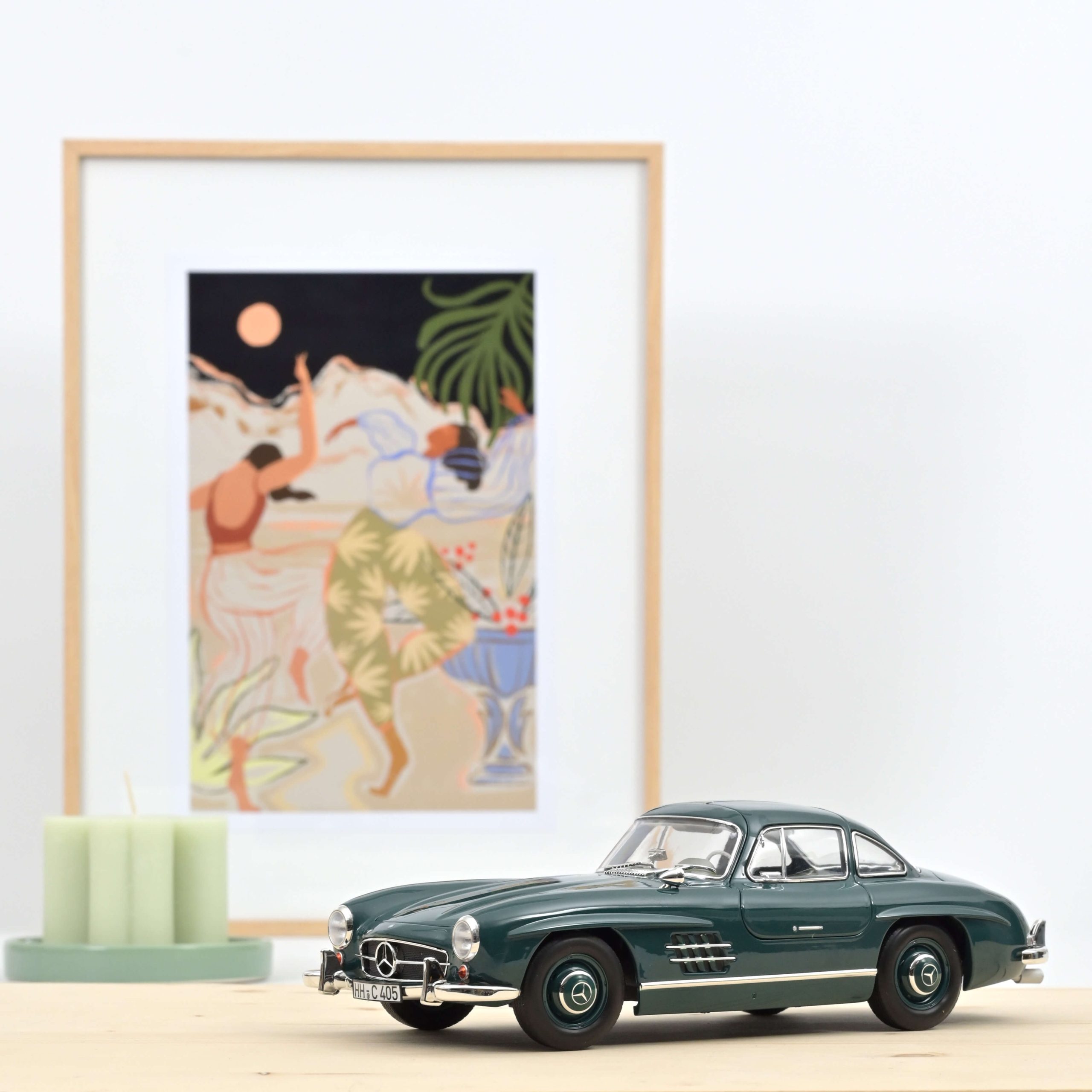 Mercedes-Benz 300 SL 1954 Vert 1/18 – Image 2