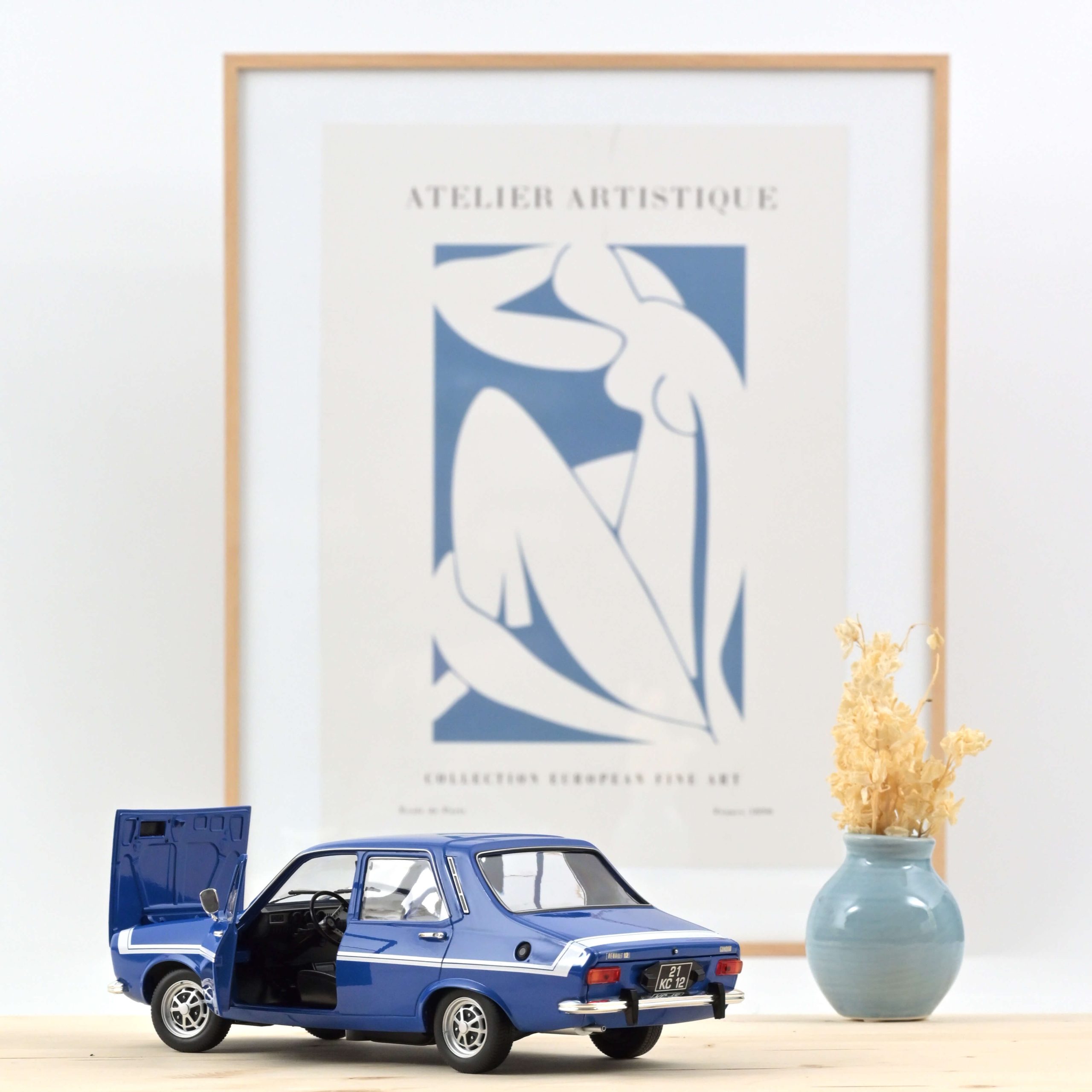 Renault 12 Gordini 1971 Bleu-de-France 1/18 – Image 2