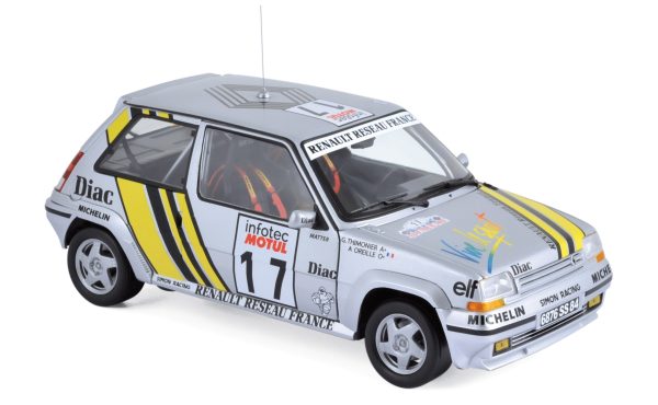 Renault Supercinq GT Turbo 1989 Tour de Corse 17 Alain Oreille 1/18
