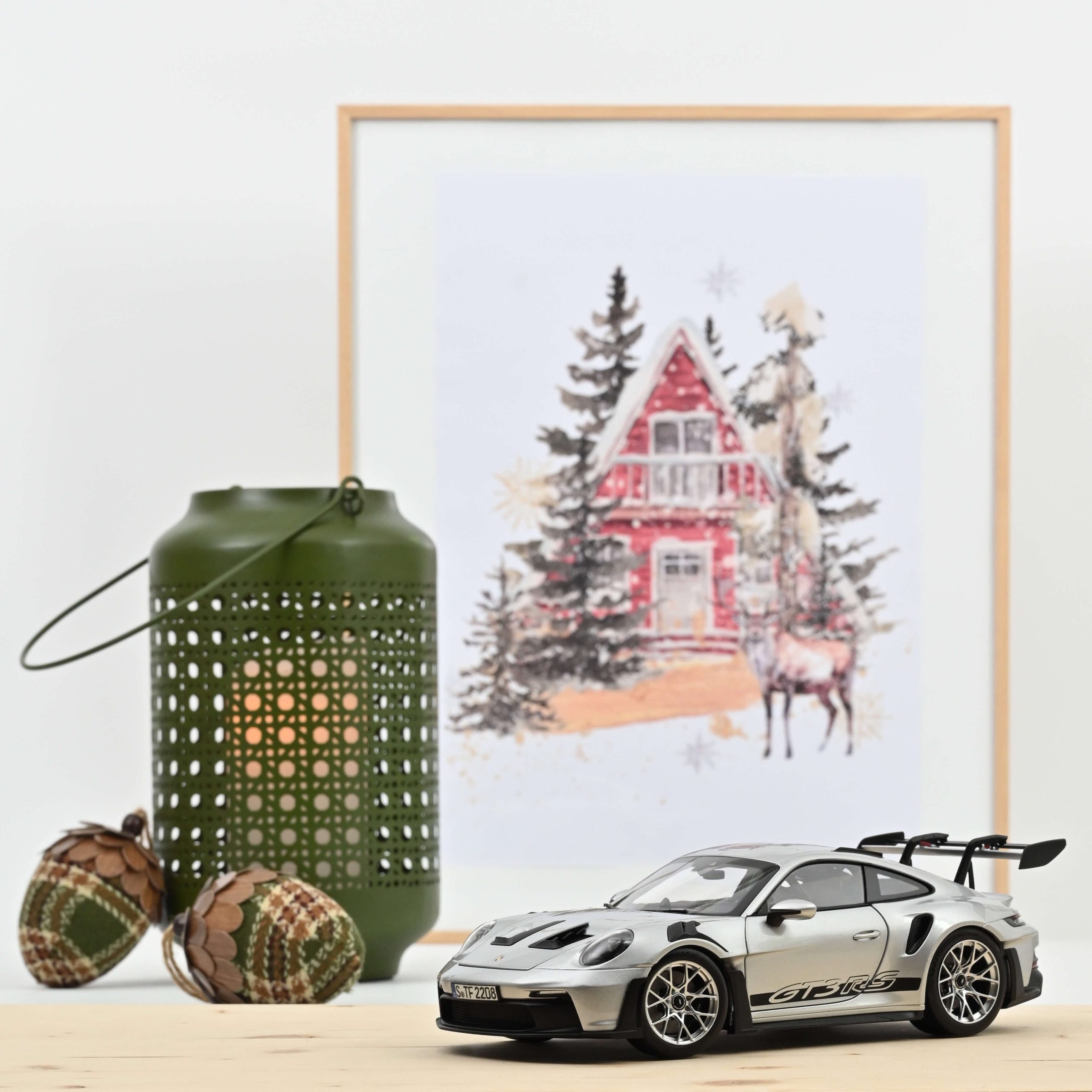 Porsche 911 GT3 RS 2022 GT Argent Métallisé 1/18