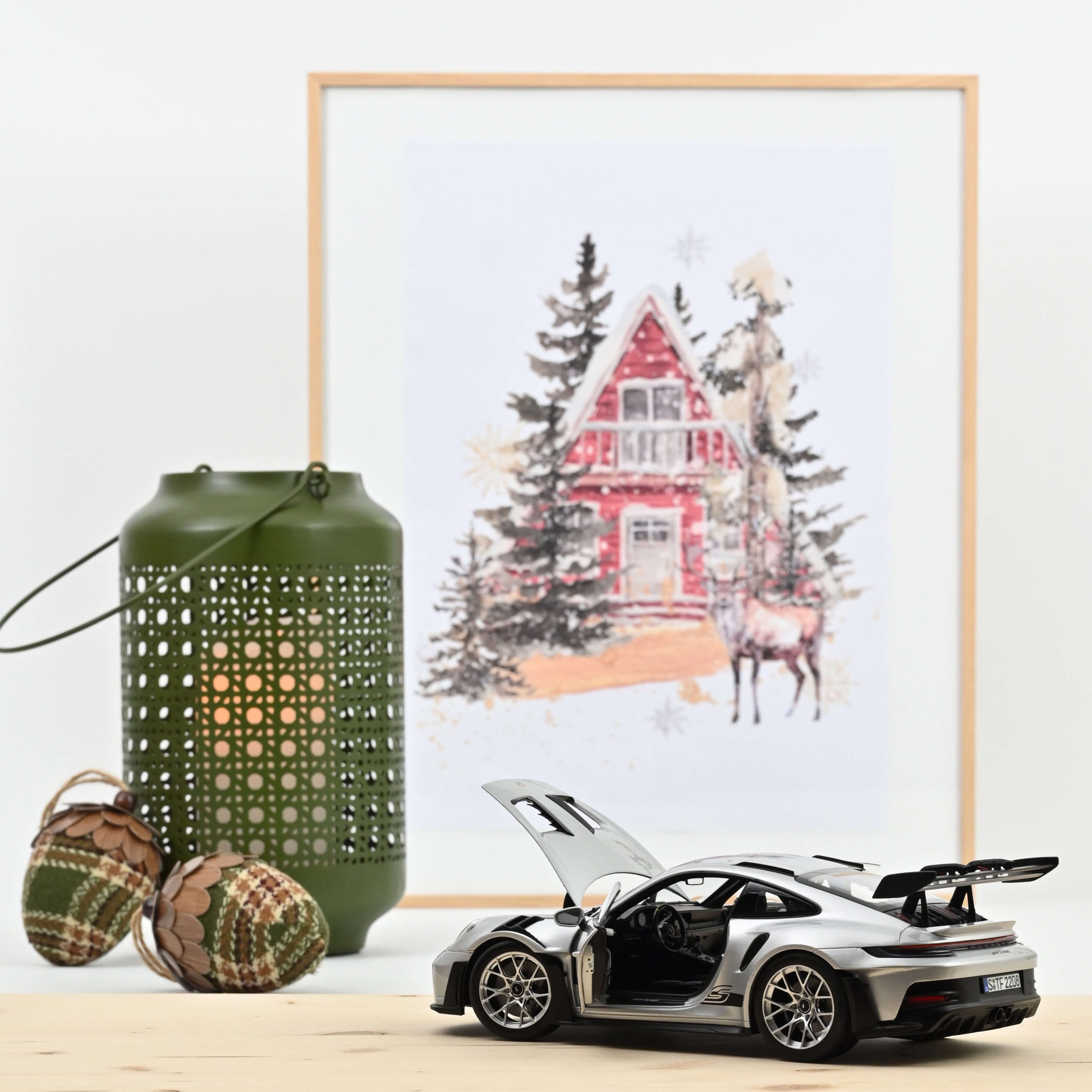 Porsche 911 GT3 RS 2022 GT Argent Métallisé 1/18 – Image 2