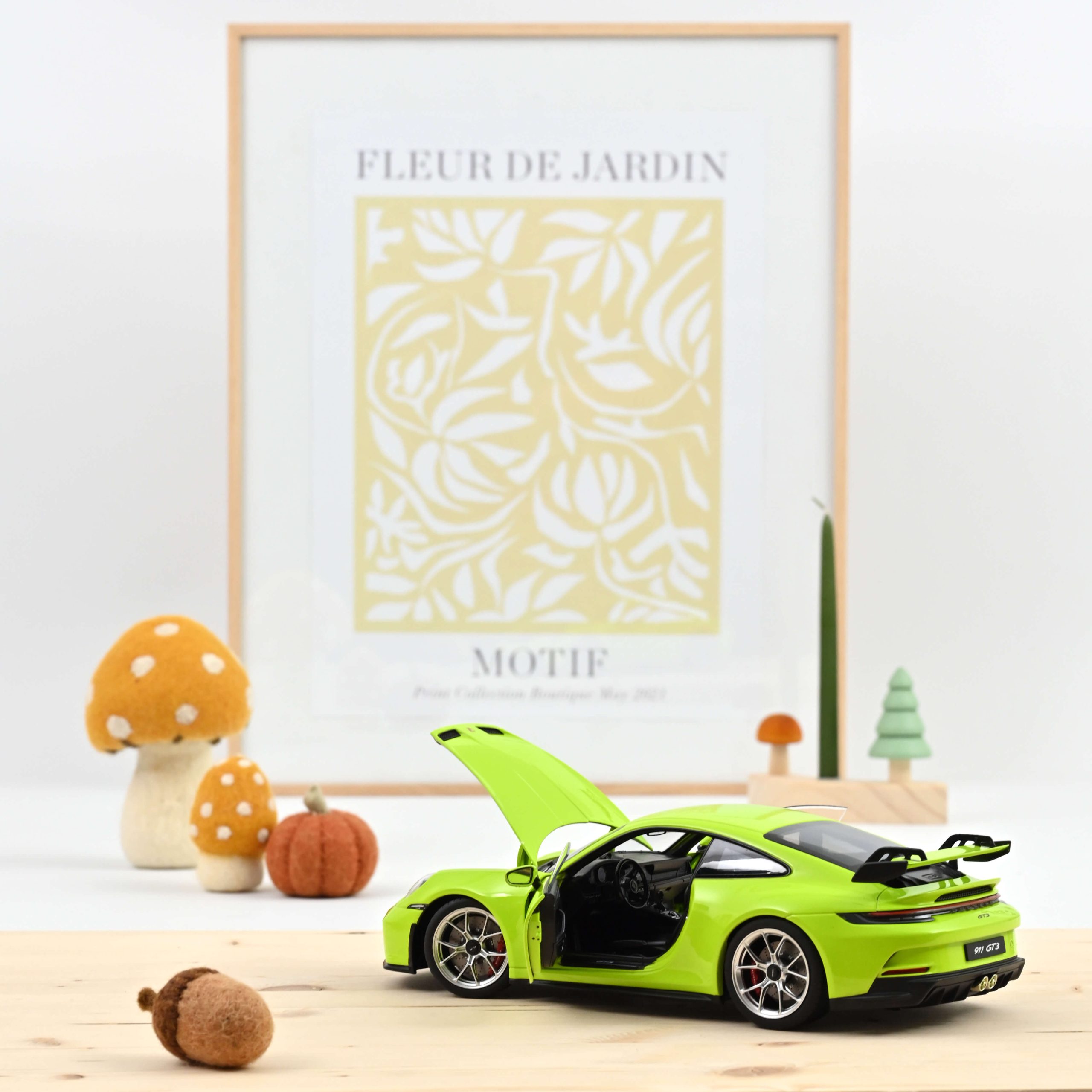 Porsche 911 GT3 2021 Vert Acide 1/18 – Image 2
