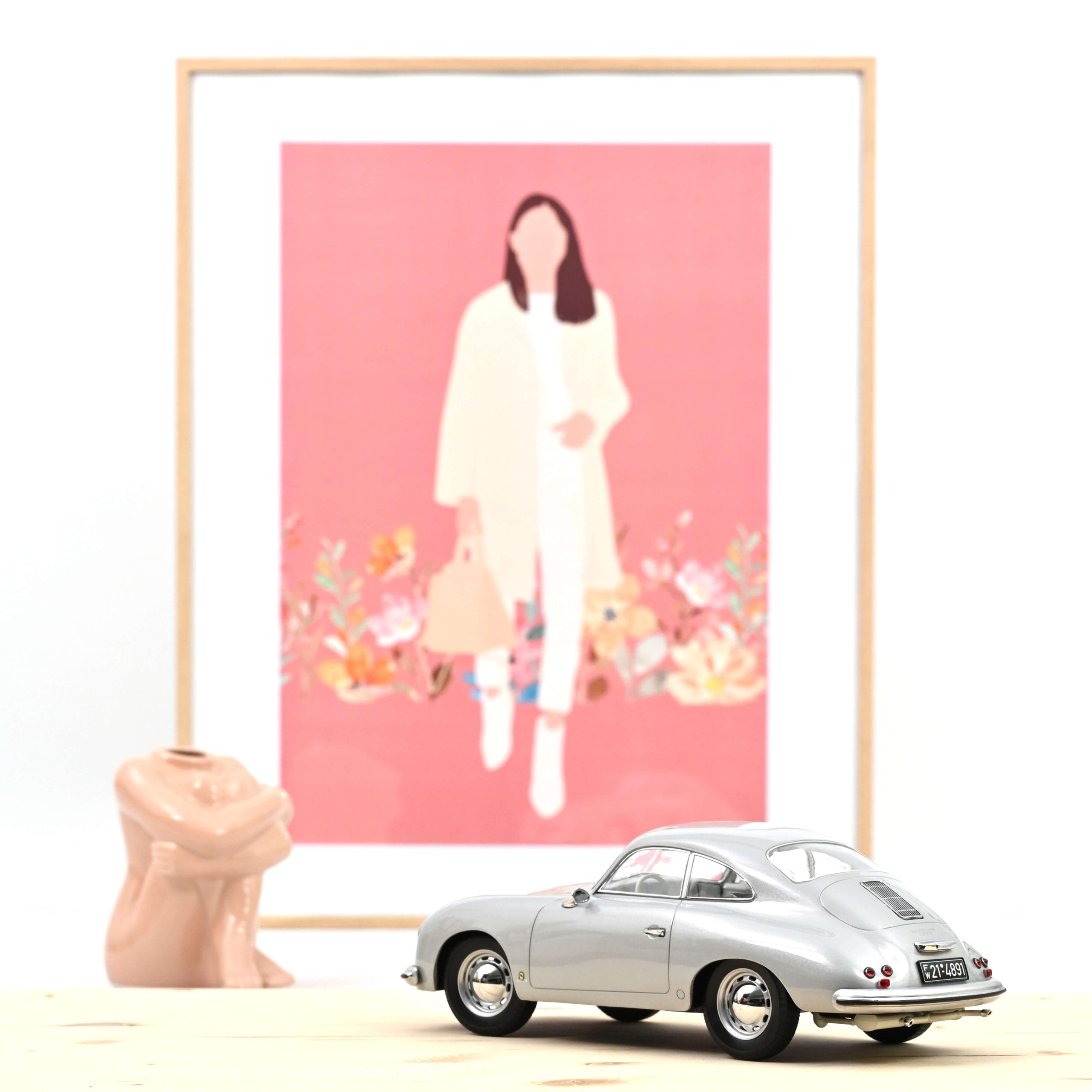 Porsche 356 Coupé 1952 Argent 1/18 - 400pcs – Image 2