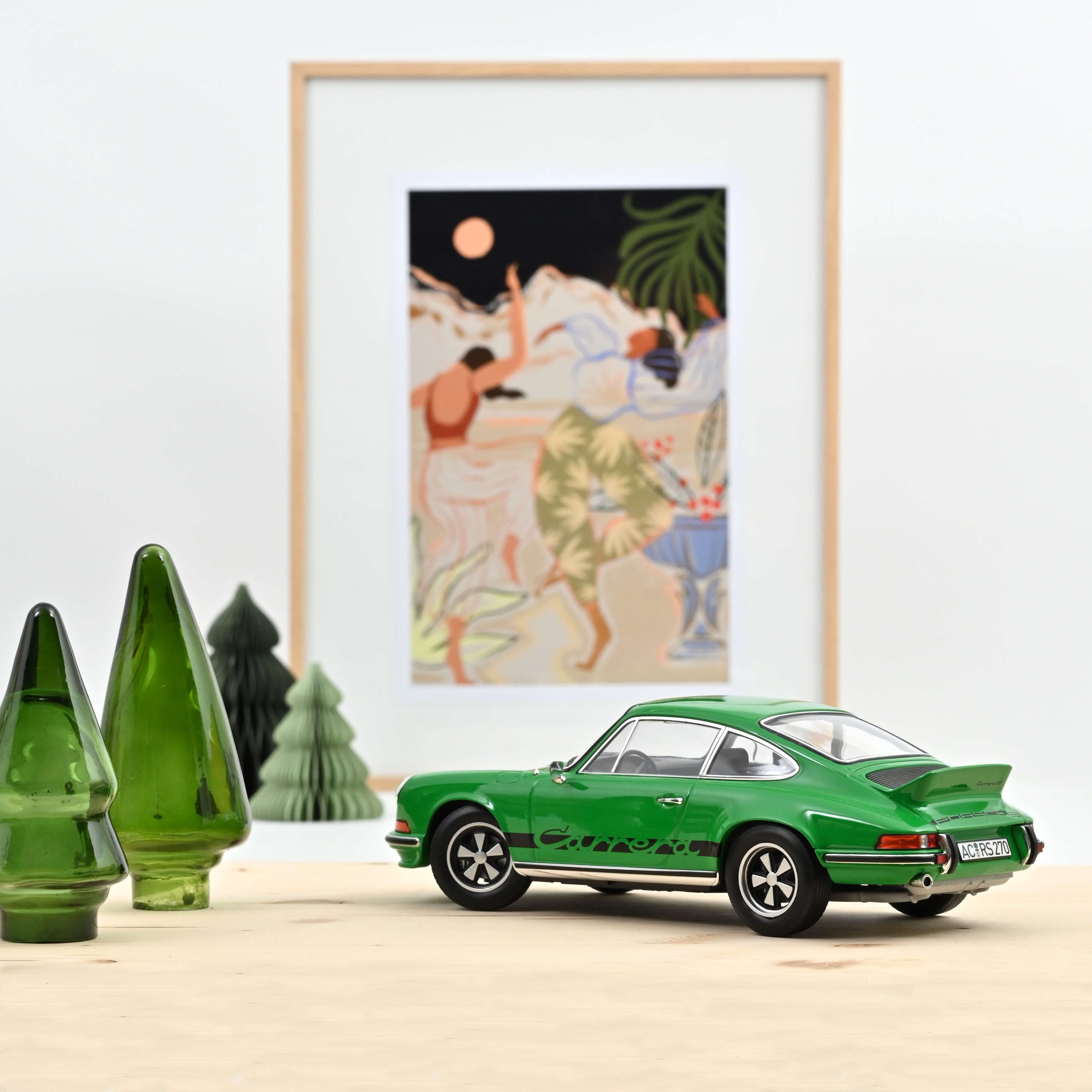 Porsche 911 RS 1973 Vert et noir 1/18 – Image 2