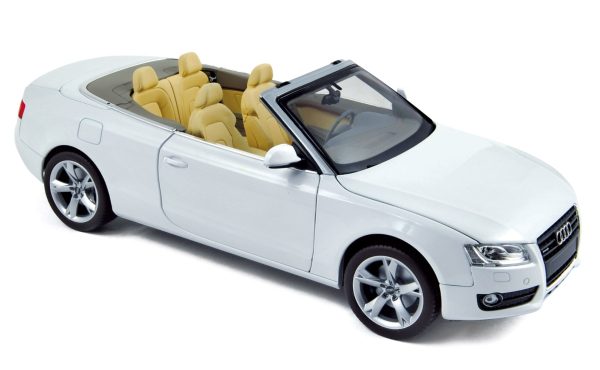 Audi A5 Cabriolet 2009 Blanc 1/18