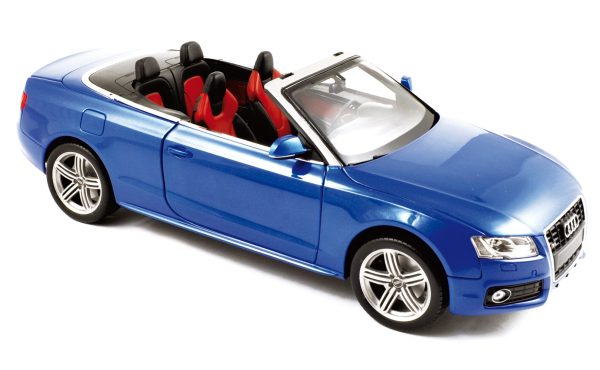 Audi S5 Convertible 2009 Sprintblue Pearleffect 1/18