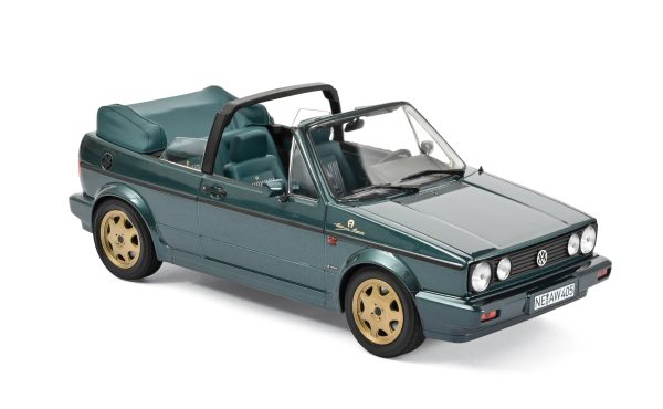 VW Golf Cabriolet Etienne Aigner 1990 Vert métallisé 1/18