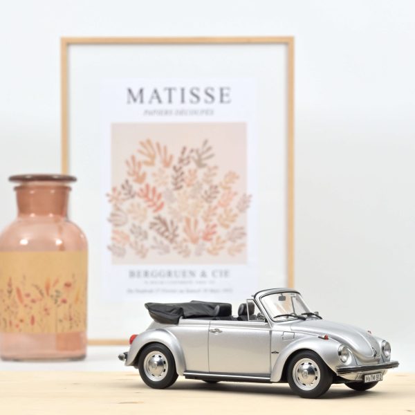 VW 1303 Cabriolet 1973 Argent 1/18