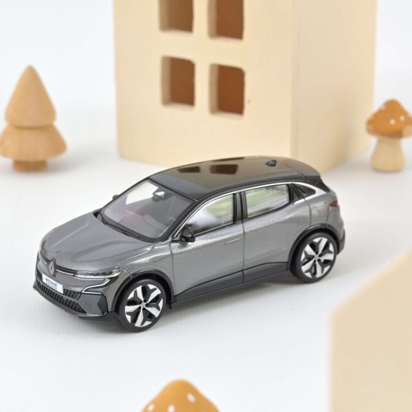 Renault Mégane E-Tech Electrique 2022 Gris Schiste et Noir 1/43