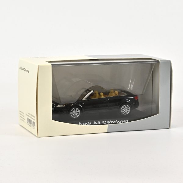 Audi A4 Cabriolet Noir Fantôme 2006 1/43