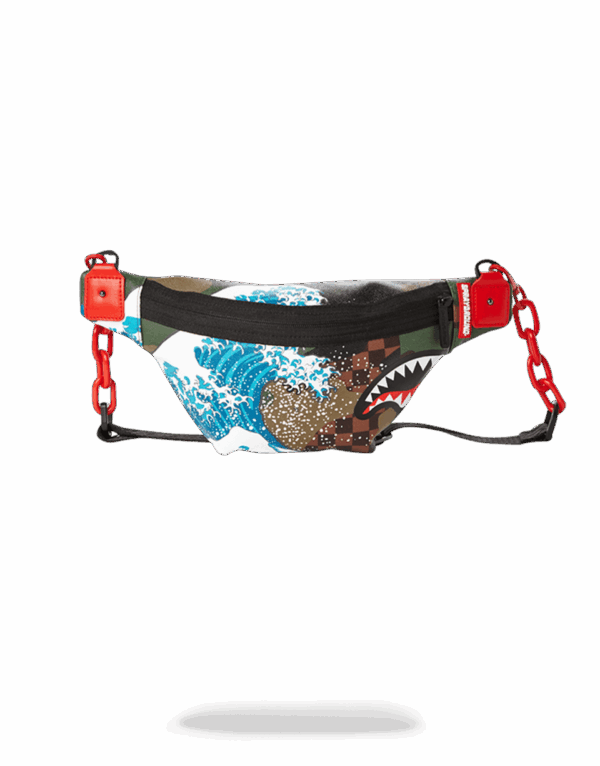 Sprayground Waist bag CAMOKAWA SAVVY CHAIN CROSSBODY Green