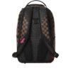 Pink Drip Brown Check Dlx Backpack – Image 3
