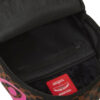 Pink Drip Brown Check Dlx Backpack – Image 4