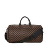Pink Drip Brown Check Duffle – Image 4