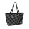 Trinity Checkered Tote Bag – Image 3