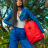 Shark 3d Red Boujee Backpack – Image 2