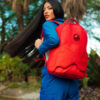 Shark 3d Red Boujee Backpack – Image 6