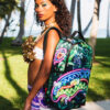 Neon Shark Jungle  Dlxsr Backpack – Image 4