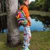 Sharks In Paint Backpack – Image 3
