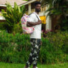 Painted Floral Shark Backpack – Image 2