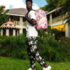 Painted Floral Shark Backpack – Image 6