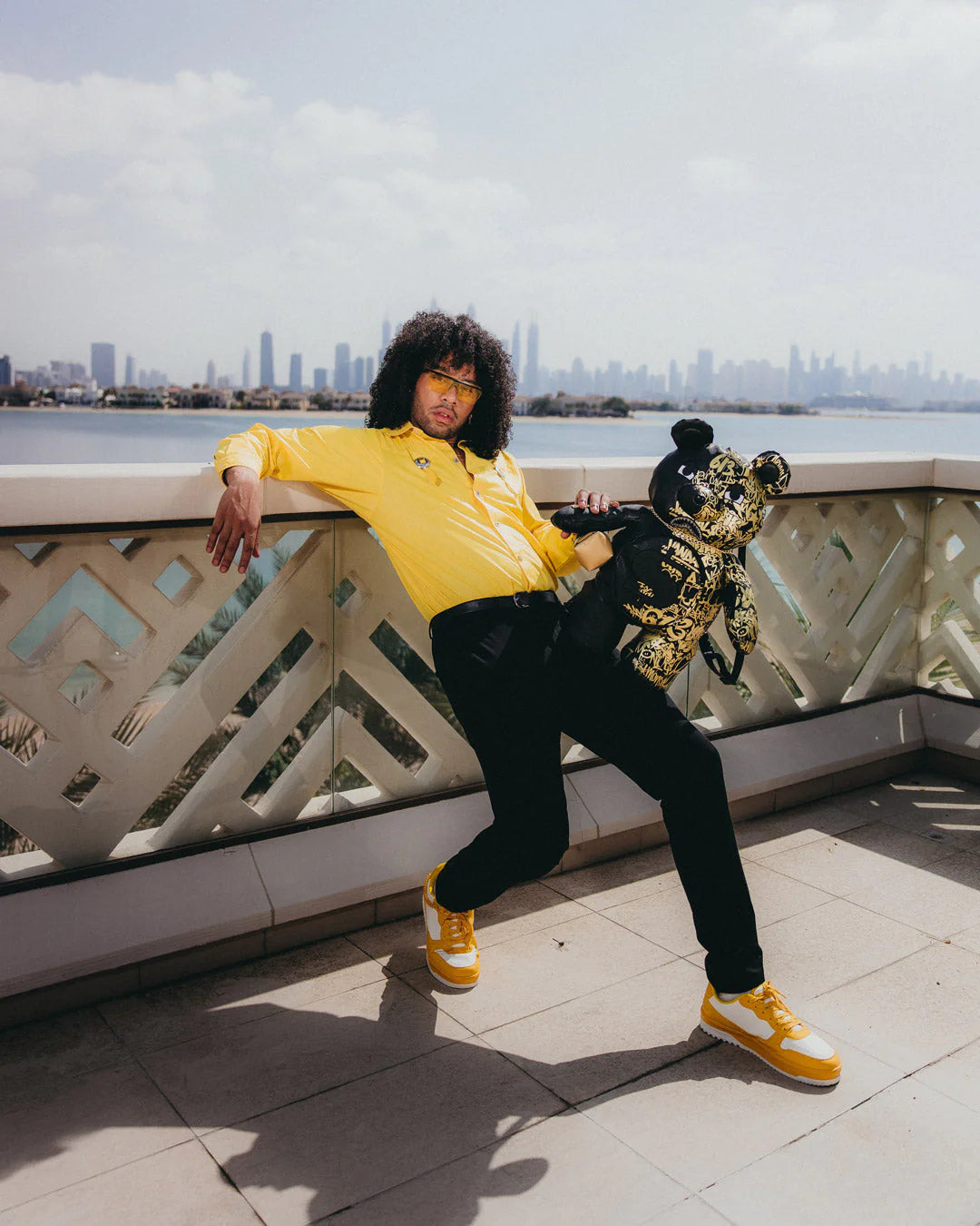 Half Graff Gold Bear Backpack – Image 2