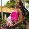 Painted Floral Backpack Sling – Image 6