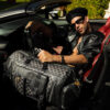 Special Ops Grey Checkered Cargo Duffle – Image 2