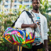 Sharks In Paint Large Duffle – Image 4