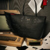 Night Graff Embossed Wing Tote – Image 5