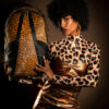 Leopard Fur Shark Backpack – Image 2