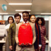 Red Scribble Backpack – Image 2