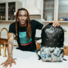 Quilted Money Stash Studded Backpack – Image 4