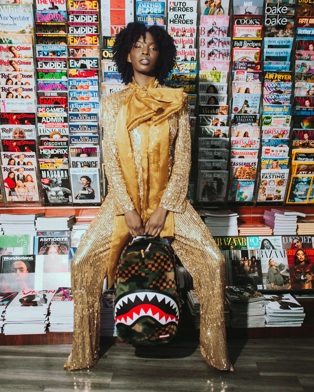 Green 3am Fur Backpack – Image 2