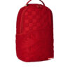 Red Checkered Flock Backpack – Image 3