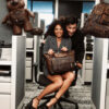 Brown Checkered Special Ops Tote – Image 5
