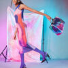 Tye Check Tote – Image 4