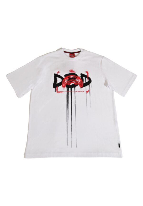 Shark Stencil Over T-shirt