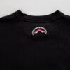 Shaded Embroidery French Terry T-shirt Blk – Image 4