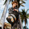 Black Quilted Irridescent Dlxs Backpack – Image 6