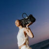 Midnight Raceway Graffiti Triangle Mini Duffle – Image 2