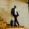 Core Embossed 8 Check Wheely Backpack – Image 2